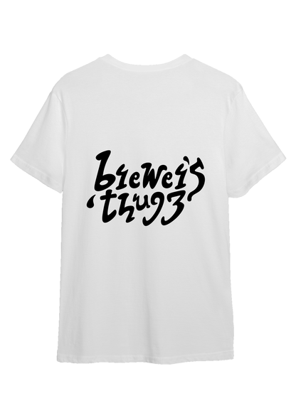 T-SHIRT BREWERY THUGZ LOGO CLASSIQUE (BLANC)