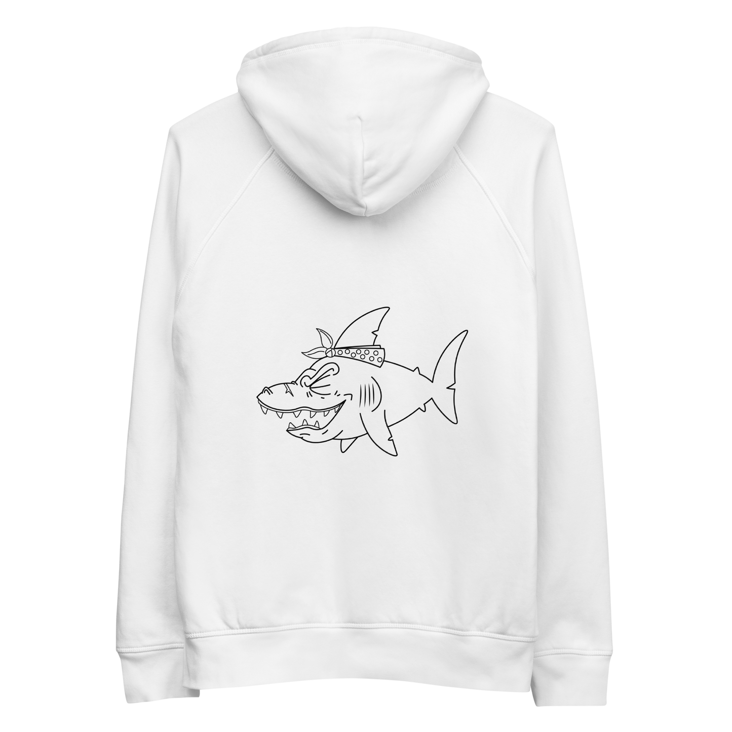 HOODIE BREWERY THUGZ BILLY THE SHARK (BLANC)