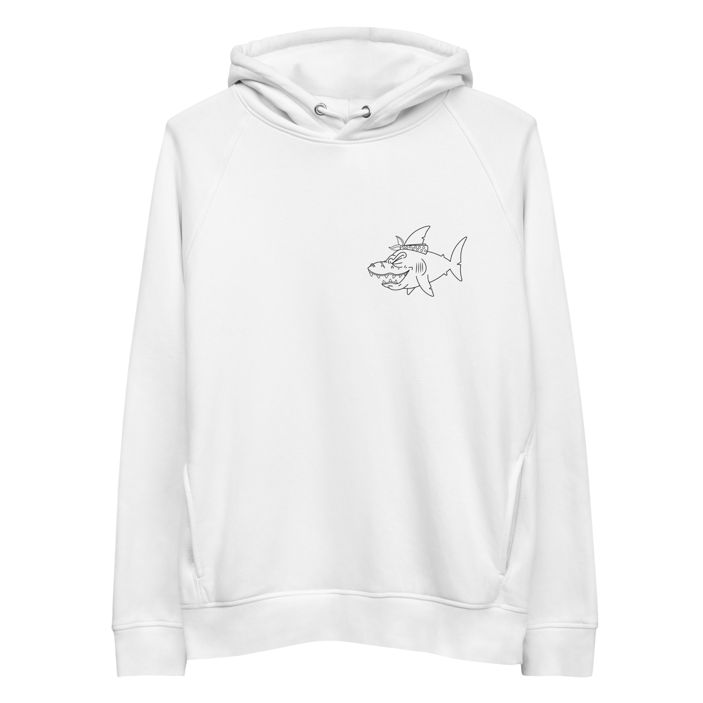 HOODIE BREWERY THUGZ BILLY THE SHARK (BLANC)