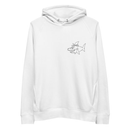 HOODIE BREWERY THUGZ BILLY THE SHARK (BLANC)