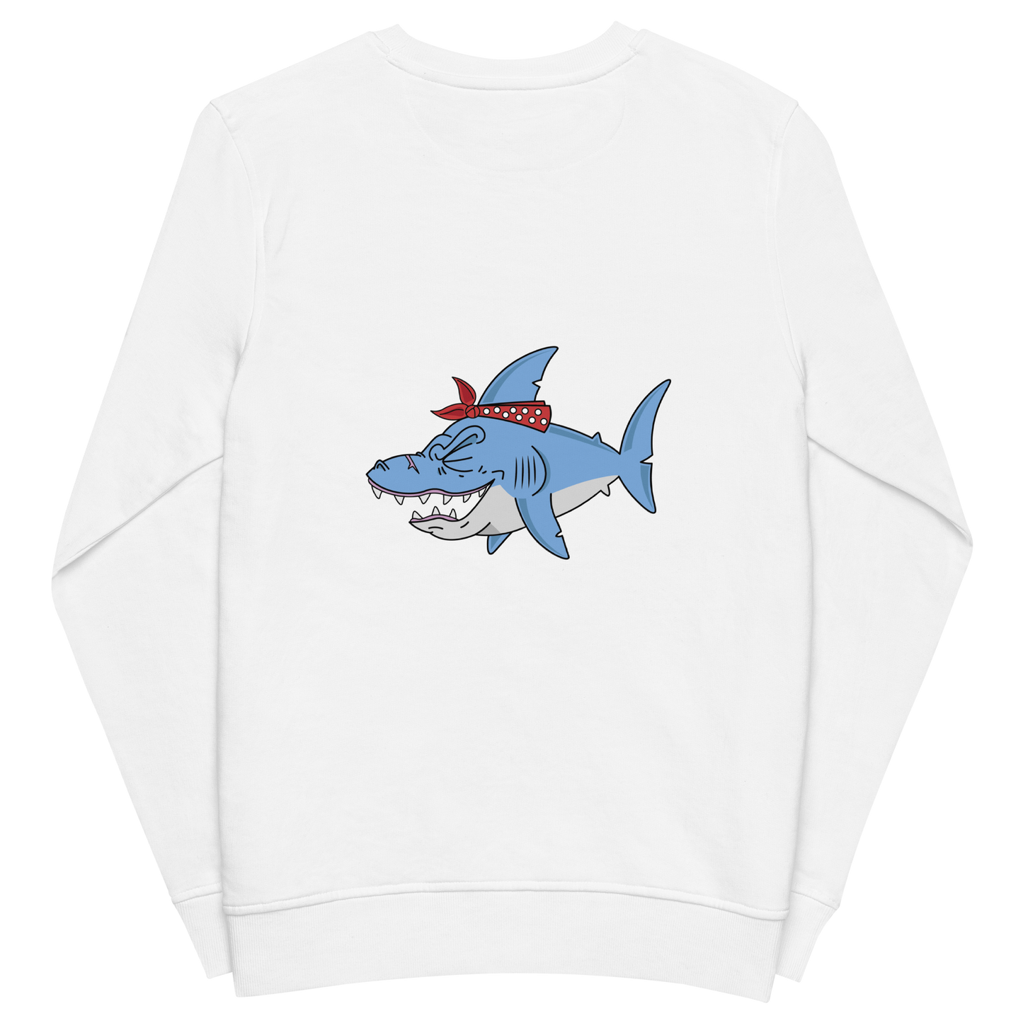 CREWNECK BREWERY THUGZ BILLY THE SHARK (BLANC)