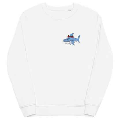 CREWNECK BREWERY THUGZ BILLY THE SHARK (BLANC)